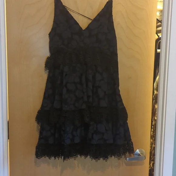 Kendall & Kylie | Dresses | Kendall Kylie Lace Baby Doll Dress In Navy |  Poshmark